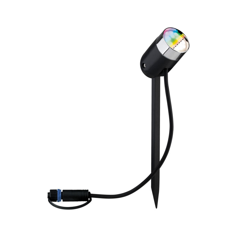 Reflektor ogrodowy Plug & Shine PIKE zestaw 3x4,5W RGBW SH Zigbee IP67 24V antracyt / tworzywo sztuczne Reflektor ogrodowy Plug & Shine PIKE zestaw 3x4,5W RGBW SH Zigbee IP67 24V antracyt / tworzywo sztuczne