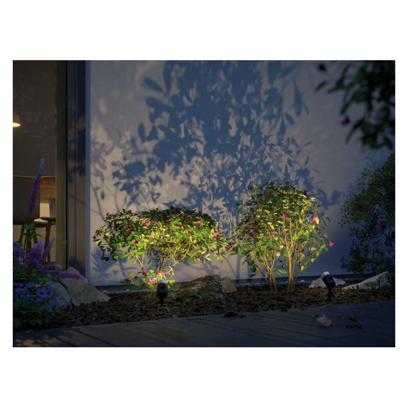 Reflektor ogrodowy Plug & Shine PIKE zestaw 3x4,5W RGBW SH Zigbee IP67 24V antracyt / tworzywo sztuczne Reflektor ogrodowy Plug & Shine PIKE zestaw 3x4,5W RGBW SH Zigbee IP67 24V antracyt / tworzywo sztuczne