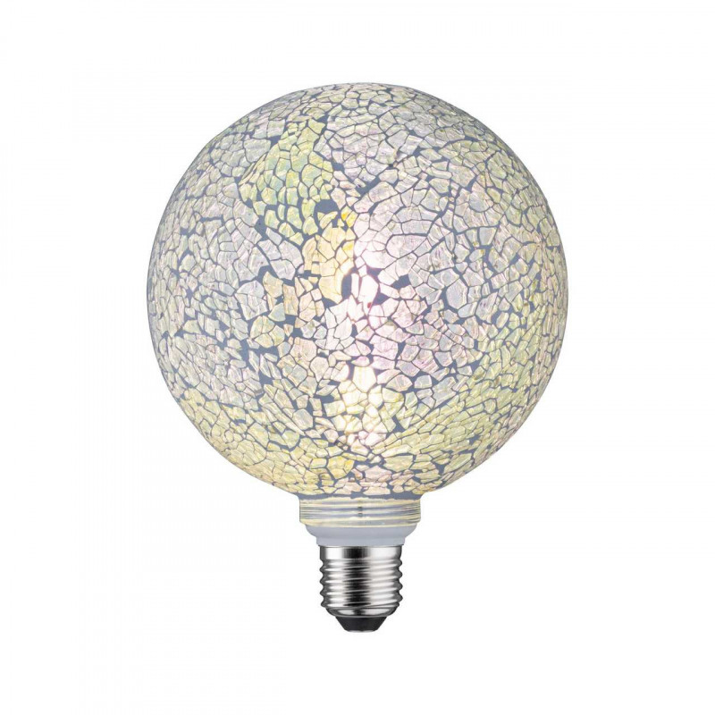 Źródło światła LED G125 Mosaic 5W 470lm Biały Ściemnialne E27 2700K 230V Źródło światła LED G125 Mosaic 5W 470lm Biały Ściemnialne E27 2700K 230V