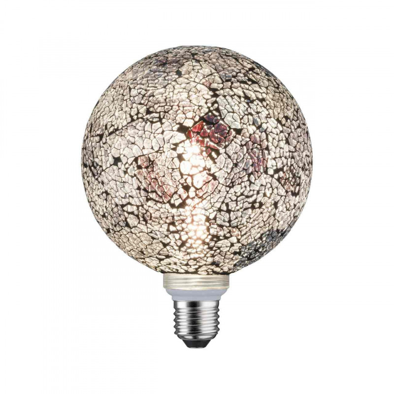 Źródło światła LED G125 Mosaic 5W 470lm Czarny Ściemnialne E27 2700K 230V Źródło światła LED G125 Mosaic 5W 470lm Czarny Ściemnialne E27 2700K 230V