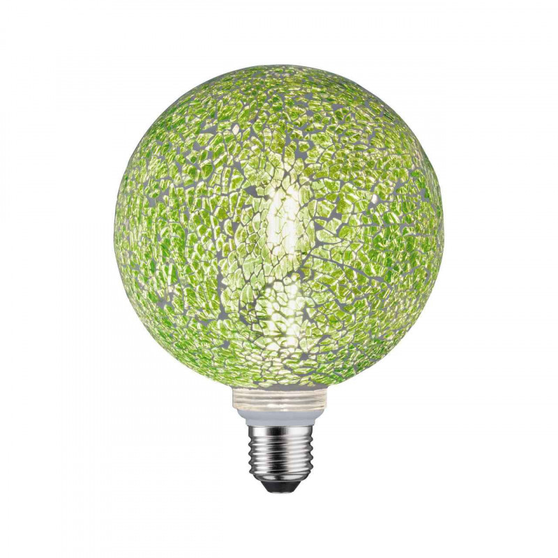 Źródło światła LED G125 Mosaic 5W 470lm Zielony Ściemnialne E27 2700K 230V Źródło światła LED G125 Mosaic 5W 470lm Zielony Ściemnialne E27 2700K 230V