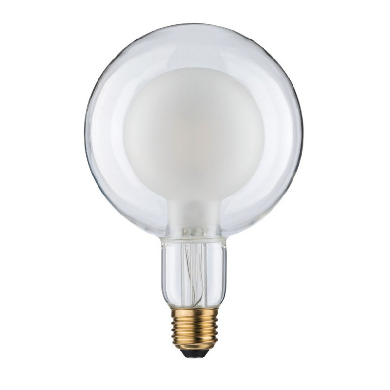 Źródło światła LED Inner Shape G125 450 lm E27 4W 2700K Ściemnialne Przeźroczysty/ Mat Źródło światła LED Inner Shape G125 450 lm E27 4W 2700K Ściemnialne Przeźroczysty/ Mat
