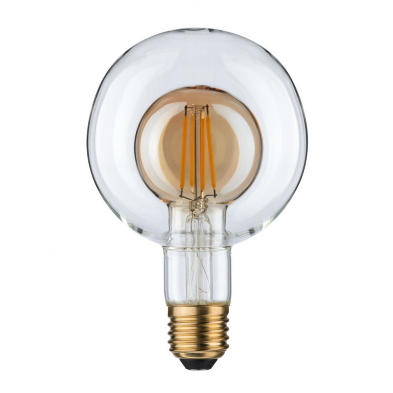 Źródło światła LED Inner Shape G95 450 lm E27 4W 2700K Ściemnialne Przeźroczysty/ Złoty Źródło światła LED Inner Shape G95 450 lm E27 4W 2700K Ściemnialne Przeźroczysty/ Złoty