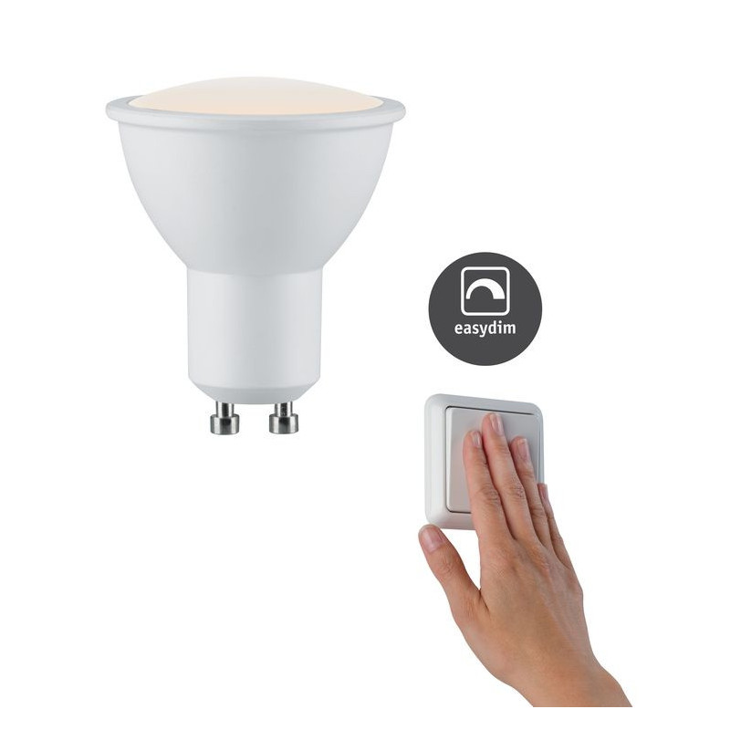 Źródło światła LED 3xGU10 EASY DIM 5,5W 460lm 2700K 230V tworzywo sztuczne / biały