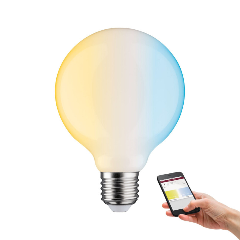 LED Zigbee G95 806lm 2200-6500K Opal Ściemnialne E27 7W 230V LED Zigbee G95 806lm 2200-6500K Opal Ściemnialne E27 7W 230V