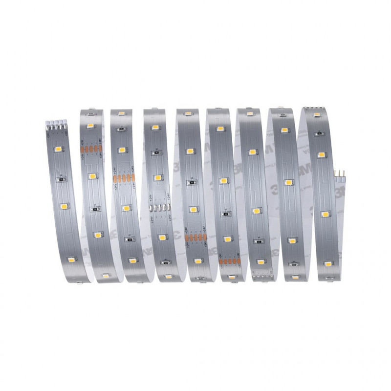MaxLED 250 Strip 2,5m ciepła biel IP20 2700K 10W 230/24V Srebrny MaxLED 250 Strip 2,5m ciepła biel IP20 2700K 10W 230/24V Srebrny