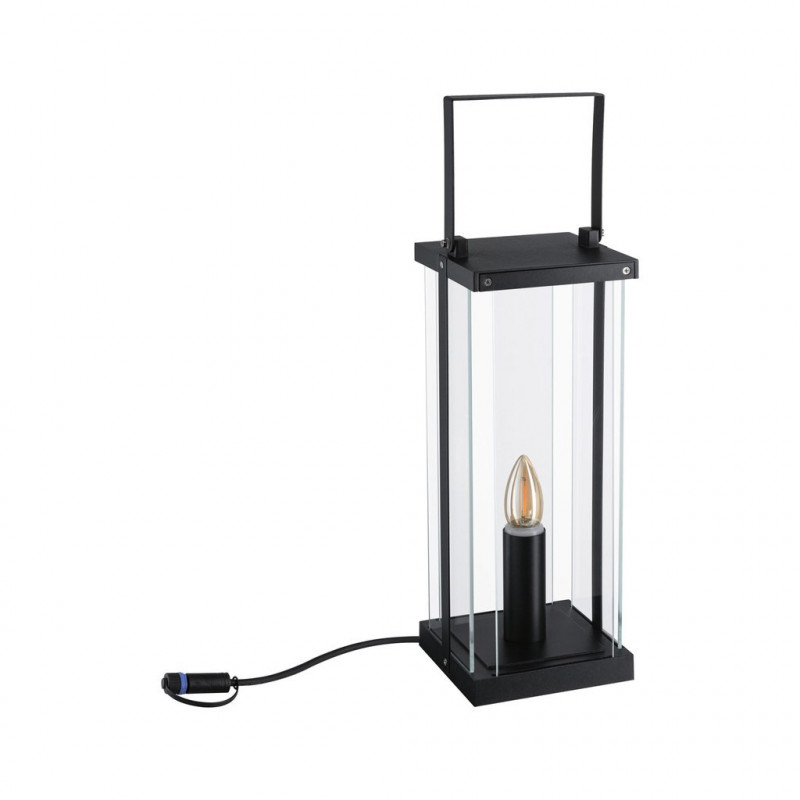 Oprawa ogrodowa Plug & Shine LATARNIA 515mm 2W 1900K IP44 24V antracyt / metal Oprawa ogrodowa Plug & Shine LATARNIA 515mm 2W 1900K IP44 24V antracyt / metal