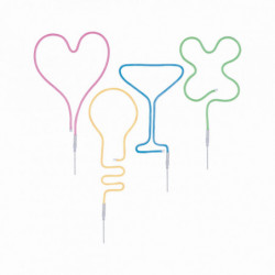 Neon Colorflex USB mix 4x1m kolorów: niebieski, pomarańczowy, różowy, zielony 4x5W 5V Neon Colorflex USB mix 4x1m kolorów: niebieski, pomarańczowy, różowy, zielony 4x5W 5V
