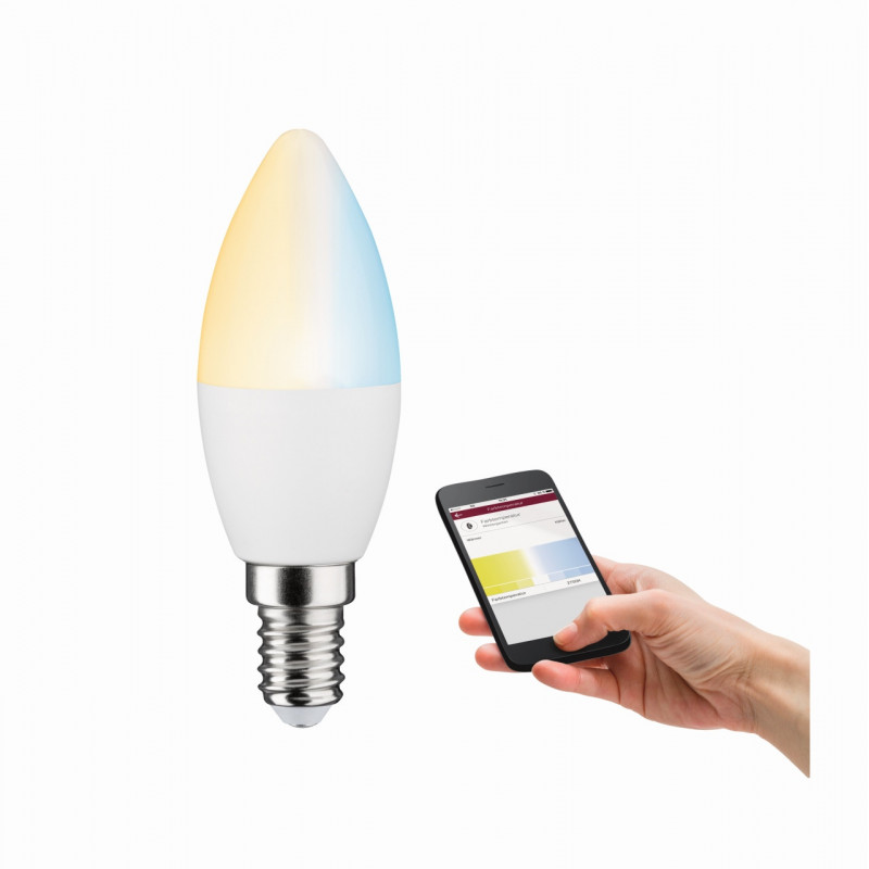 Źródło światła LED ZB Świeca 400lm 5,5W regulacja barwy Mat ściem E14 2700K 230V Źródło światła LED ZB Świeca 400lm 5,5W regulacja barwy Mat ściem E14 2700K 230V