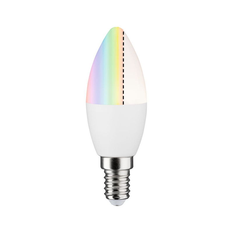 Źródło światła LED ZB Świeca 470lm 5,5W RGBW Mat ściem 2700K E27 230V Źródło światła LED ZB Świeca 470lm 5,5W RGBW Mat ściem 2700K E27 230V