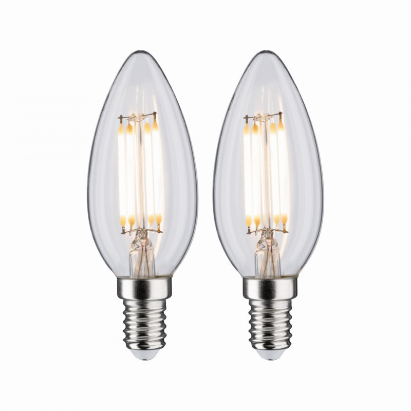 Źródło światła LED Świeczka 2x 470lm E14 2700K przeźroczysta Źródło światła LED Świeczka 2x 470lm E14 2700K przeźroczysta