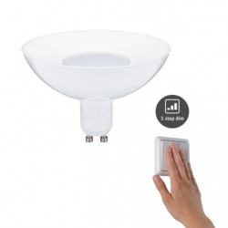 Źródło światła LED GU10 DIM 3-STEP 4.9W 360lm 3000K 230V biały / tworzywo sztuczne Źródło światła LED GU10 DIM 3-STEP 4.9W 360lm 3000K 230V biały / tworzywo sztuczne