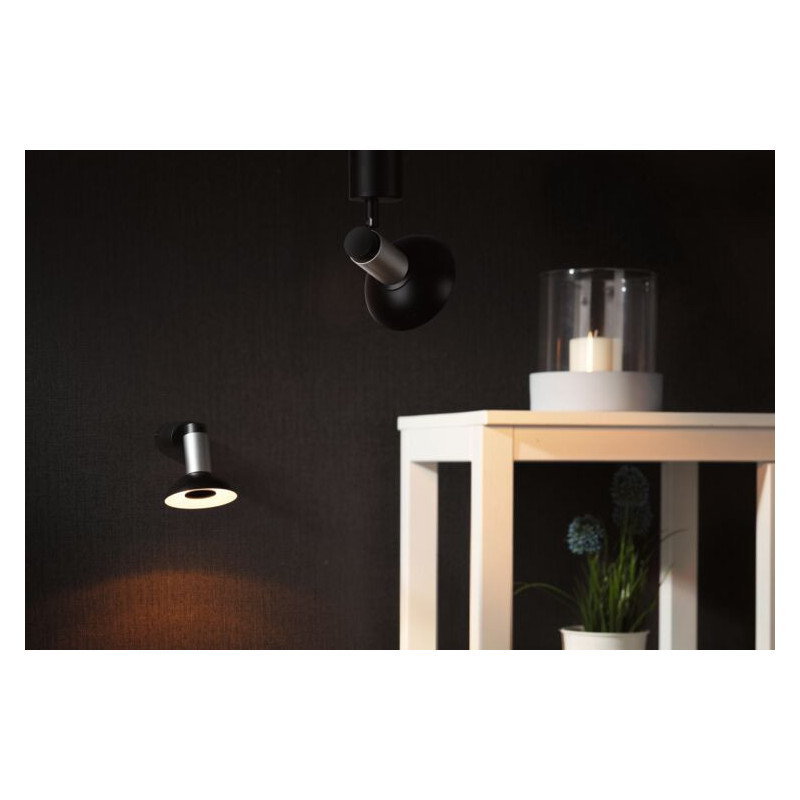 Źródło światła LED GU10 DIM 3-STEP 4.9W 360lm 3000K 230V czarny biały / tworzywo sztuczne Źródło światła LED GU10 DIM 3-STEP 4.9W 360lm 3000K 230V czarny biały / tworzywo sztuczne