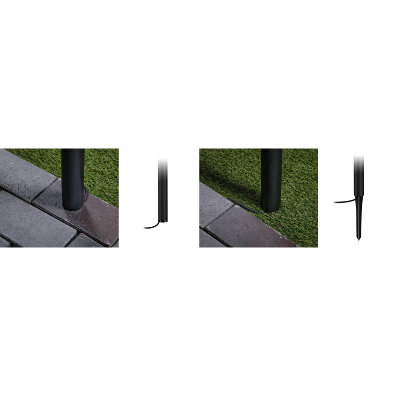 Oprawa ogrodowa FLAREA LED 600mm 3W 280lm 3000K IP65 230V czarny / aluminium Oprawa ogrodowa FLAREA LED 600mm 3W 280lm 3000K IP65 230V czarny / aluminium