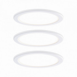 Zestaw opraw meblowych z zasilaczem LED 3x 3,5W 2700K Biały Zestaw opraw meblowych z zasilaczem LED 3x 3,5W 2700K Biały