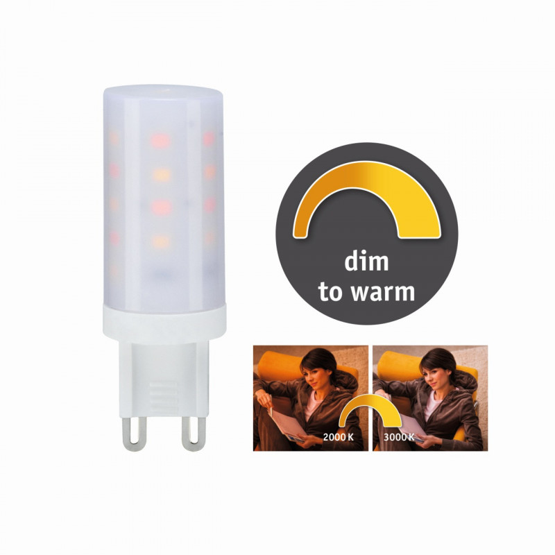 Źródło światła LED G9 270lm 2000-3000K regulacja temperatury Źródło światła LED G9 270lm 2000-3000K regulacja temperatury