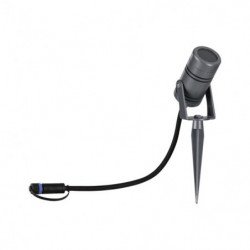 Reflektor ogrodowy Plug & Shine RADON 11W 1200lm IP65 3000K 24V szary/ aluminium Reflektor ogrodowy Plug & Shine RADON 11W 1200lm IP65 3000K 24V szary/ aluminium