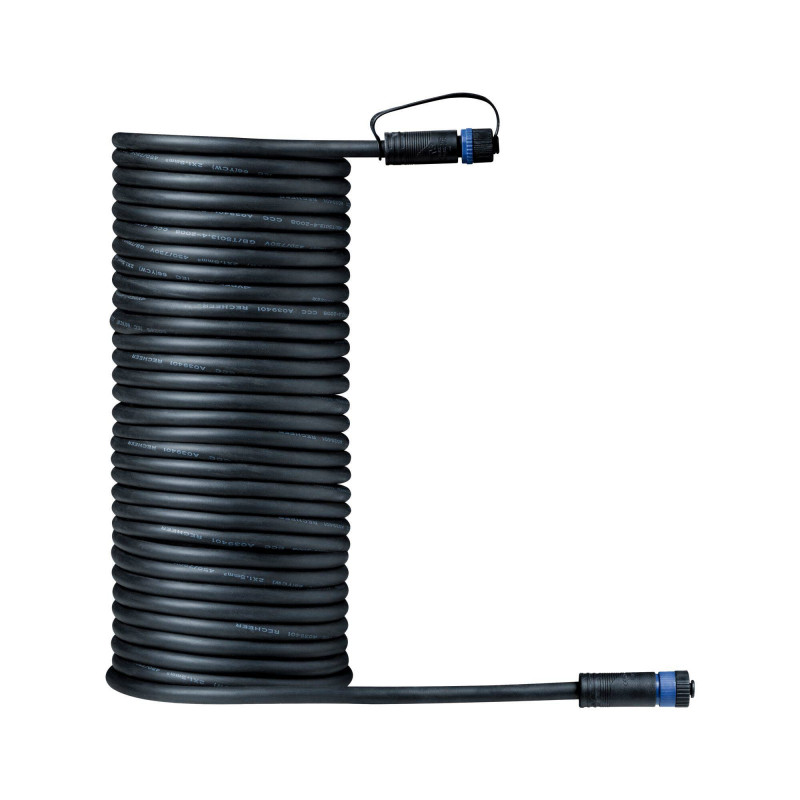 Przewód połączeniowy Plug & Shine 10m 1in-1out IP68 24V czarny / tworzywo sztuczne Przewód połączeniowy Plug & Shine 10m 1in-1out IP68 24V czarny / tworzywo sztuczne
