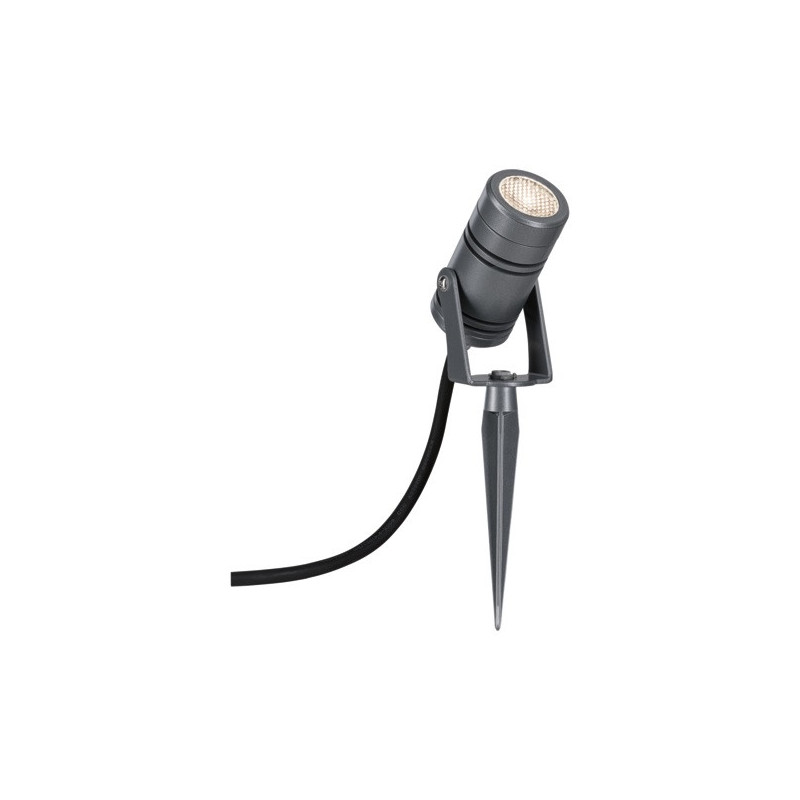 Reflektor ogrodowy RADON 11W 650lm 3000K IP65 230V szary / aluminium