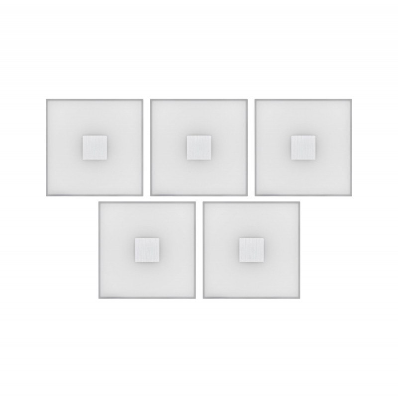 LumiTiles Basic Set Square 10x10cm 5x?W 2700K 12V Biały Tworzywo sztuczne/ Aluminium LumiTiles Basic Set Square 10x10cm 5x?W 2700K 12V Biały Tworzywo sztuczne/ Aluminium