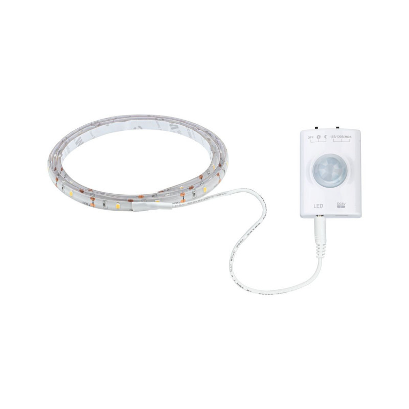 Taśma LED na baterię 1m 3000K 1,4W 140lm czujnik ruchu +zmierzchu UCB DC 5V Biały Taśma LED na baterię 1m 3000K 1,4W 140lm czujnik ruchu +zmierzchu UCB DC 5V Biały