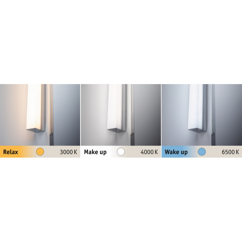 Oprawa ścienna TOVA LED nad lustro DIM 6.2W 600lm 600mm 2700-6500K IP44 230V biały chrom/ tworzywo sztuczne Oprawa ścienna TOVA LED nad lustro DIM 6.2W 600lm 600mm 2700-6500K IP44 230V biały chrom/ tworzywo sztuczne