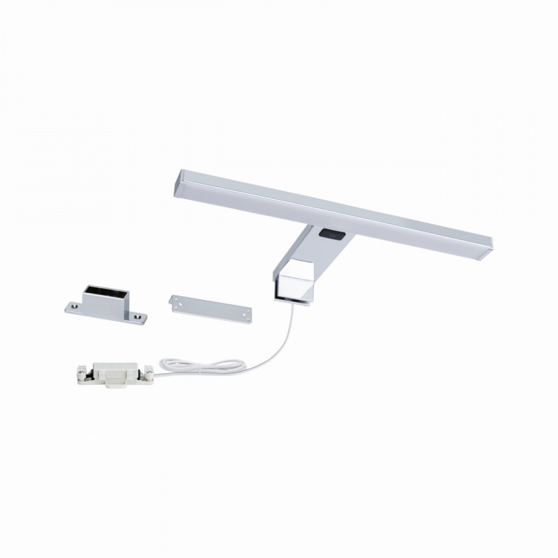 Oprawa ścienna SELO LED nad lustro 3.7W 400lm 300mm 2700/4000/6500K IP44 230V chrom / biały Oprawa ścienna SELO LED nad lustro 3.7W 400lm 300mm 2700/4000/6500K IP44 230V chrom / biały