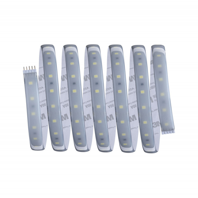 MaxLED 500 Stripe 2,5m Daylight IP44 Protective Cover 6500K 15W 24V Silber MaxLED 500 Stripe 2,5m Daylight IP44 Protective Cover 6500K 15W 24V Silber