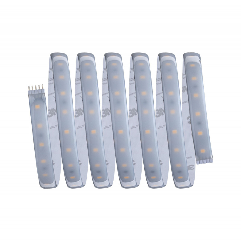 MaxLED 500 Stripe 2,5m Warmweiß IP44 Protective Cover 2700K 15W 24V Silber MaxLED 500 Stripe 2,5m Warmweiß IP44 Protective Cover 2700K 15W 24V Silber