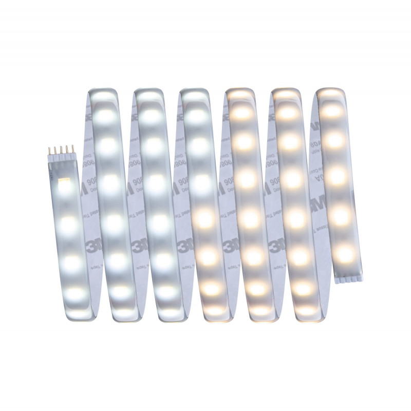 MaxLED 500 Stripe 2,5m TunW IP44 Protective Cover 16W 24V Silber MaxLED 500 Stripe 2,5m TunW IP44 Protective Cover 16W 24V Silber