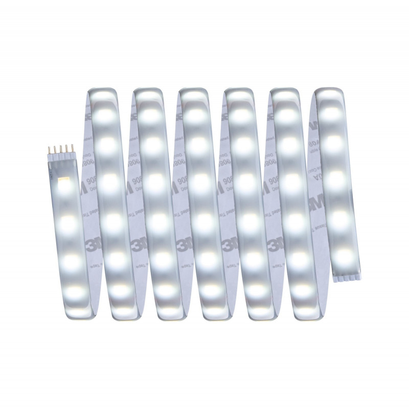 MaxLED 500 Stripe 2,5m TunW IP44 Protective Cover 16W 24V Silber MaxLED 500 Stripe 2,5m TunW IP44 Protective Cover 16W 24V Silber