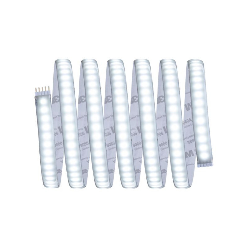 MaxLED 1000 Stripe 2,5m Daylight IP44 Protective Cover 6500K 28,8W 24V Silber