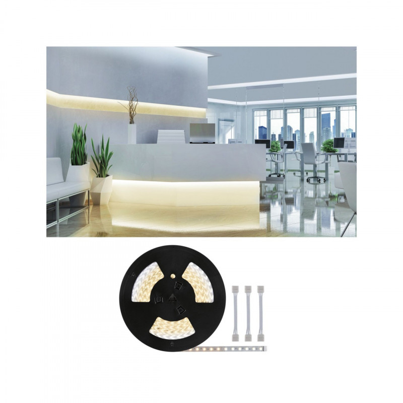 MaxLED 500 Stripe 20m TunW 2700K IP20 72W 230/24V Silber MaxLED 500 Stripe 20m TunW 2700K IP20 72W 230/24V Silber