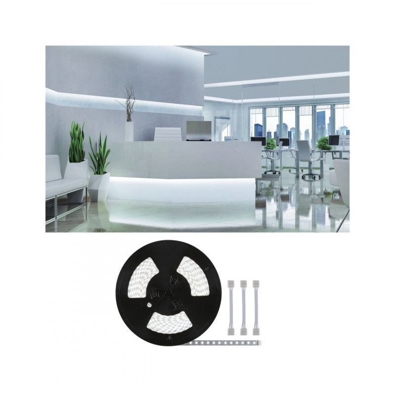 MaxLED 500 Stripe 20m Daylight 6500K IP20 72W 230/24V srebrny MaxLED 500 Stripe 20m Daylight 6500K IP20 72W 230/24V srebrny