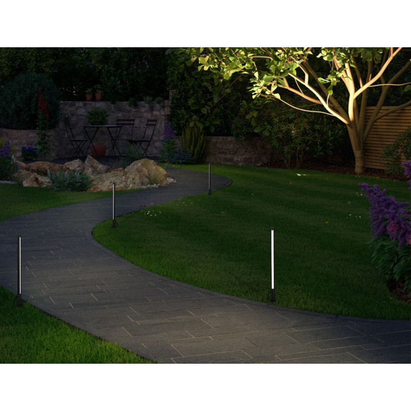 Oprawa oświetleniowa Plug & Shine POLLER PIN 360mm 5.5W 180lm IP65 3000K 24V antracyt / aluminium Oprawa oświetleniowa Plug & Shine POLLER PIN 360mm 5.5W 180lm IP65 3000K 24V antracyt / aluminium