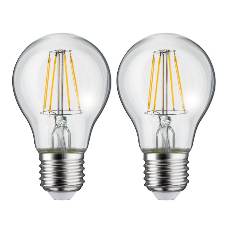 LED Fil 2szt AGL 470lm E27 2700K Przezr 4W 230V LED Fil 2szt AGL 470lm E27 2700K Przezr 4W 230V