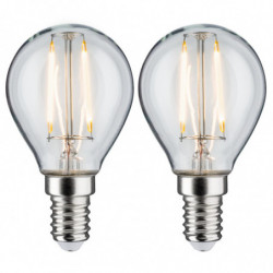 LED Fil 2szt kropla 250lm E14 2700K Prze 2W 230V LED Fil 2szt kropla 250lm E14 2700K Prze 2W 230V