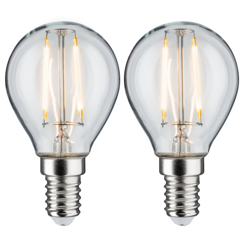 LED Fil 2szt kropla 250lm E14 2700K Prze 2W 230V LED Fil 2szt kropla 250lm E14 2700K Prze 2W 230V