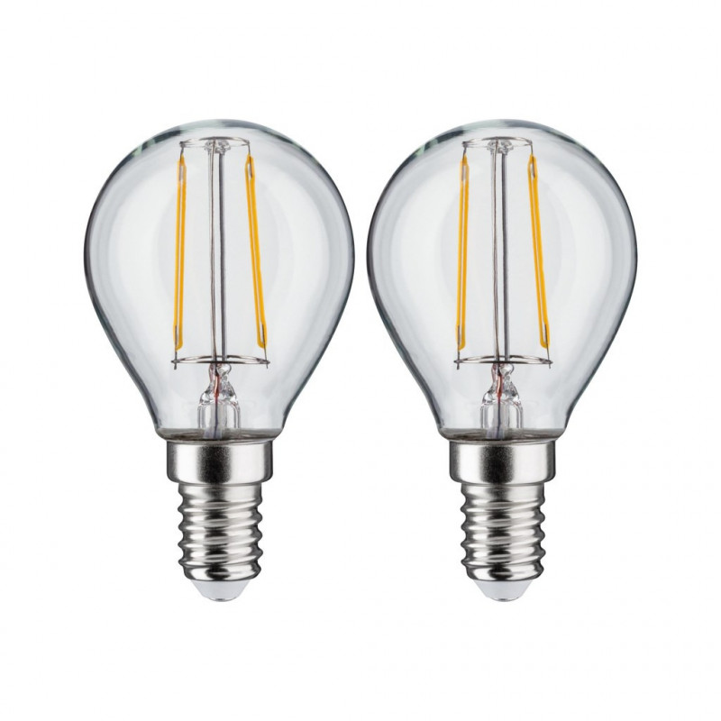 LED Fil 2szt kropla 250lm E14 2700K Prze 2W 230V LED Fil 2szt kropla 250lm E14 2700K Prze 2W 230V