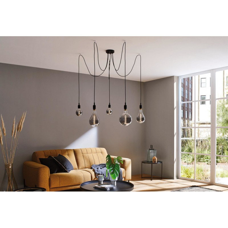 LED Globe125 fil 130lm E27 1800K ści smk 4W spirala LED Globe125 fil 130lm E27 1800K ści smk 4W spirala