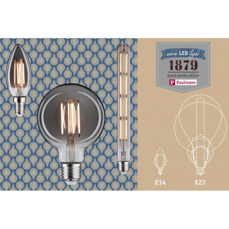 LED Vintage ST64 E27 320lm smk ści 1800K 7,5W 230V LED Vintage ST64 E27 320lm smk ści 1800K 7,5W 230V