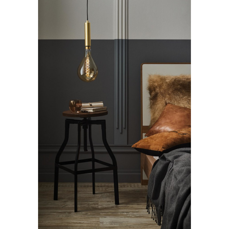 LED BigDrop fil 400lm E27 1800K ści gold 7W podwójna spirala 230V LED BigDrop fil 400lm E27 1800K ści gold 7W podwójna spirala 230V