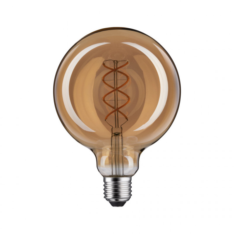LED Globe125 fil 230lm E27 1800K ści gold 4W spirala LED Globe125 fil 230lm E27 1800K ści gold 4W spirala