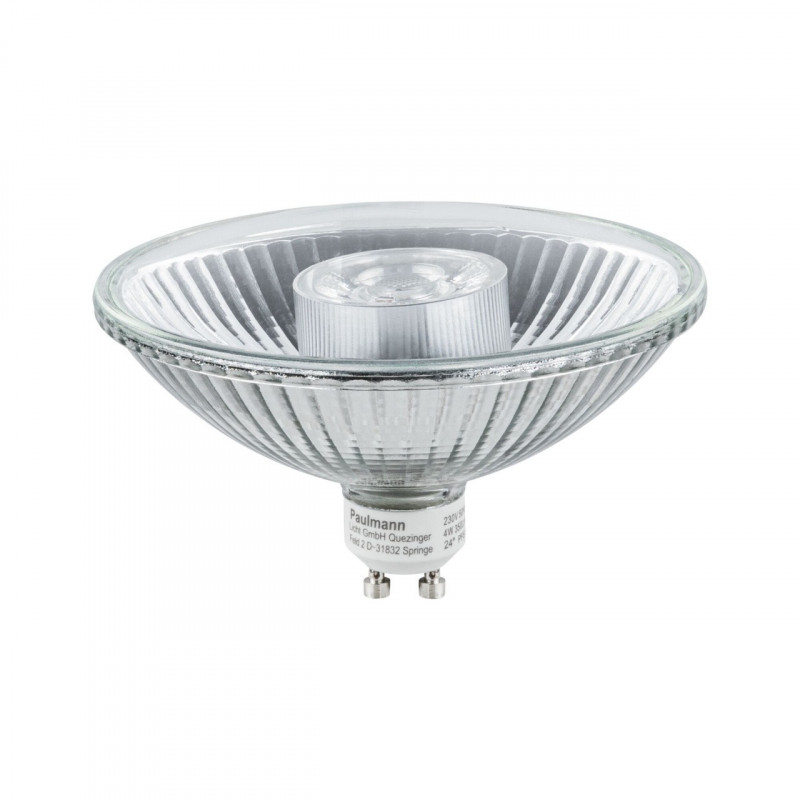 Źródło światła LED QPAR111 DIM 6,5W 24st. GU10 425lm 2700K 230V srebrny / szkło Źródło światła LED QPAR111 DIM 6,5W 24st. GU10 425lm 2700K 230V srebrny / szkło