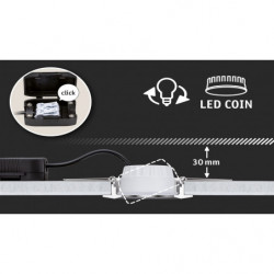 Źródło światła NOVA COIN LED 3-STEP DIM 6W 530lm 50mm 4000K 230V satyna / tworzywo sztuczne Źródło światła NOVA COIN LED 3-STEP DIM 6W 530lm 50mm 4000K 230V satyna / tworzywo sztuczne