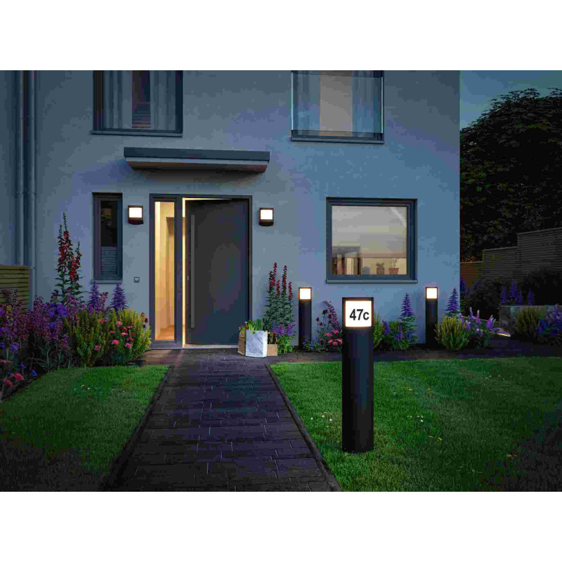 Oprawa ogrodowa PADEA LED 8.5W 700lm 3000K PIR IP44 230V antracyt / tworzywo sztuczne Oprawa ogrodowa PADEA LED 8.5W 700lm 3000K PIR IP44 230V antracyt / tworzywo sztuczne