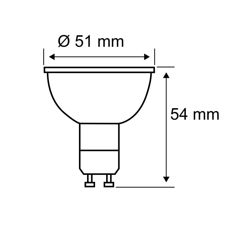 Źródło światła LED GU10 3x 7W 460lm 4000K 36st. 230V biały RAL9003 / tworzywo sztuczne Źródło światła LED GU10 3x 7W 460lm 4000K 36st. 230V biały RAL9003 / tworzywo sztuczne