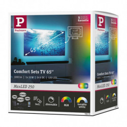 Zestaw taśma LED TV65 cali MaxLED 250 RGBW+ 22W 3000K 430cm 230/24V Zestaw taśma LED TV65 cali MaxLED 250 RGBW+ 22W 3000K 430cm 230/24V
