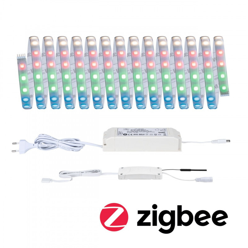 MaxLED 500 zest podst 5m Zigbee RGBW Protect Cover IP44 33W 24V 80VA Srebrny MaxLED 500 zest podst 5m Zigbee RGBW Protect Cover IP44 33W 24V 80VA Srebrny
