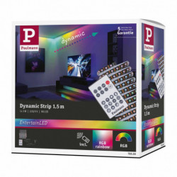 Kompletny zestaw taśma DYNAMIC LED RGB+ 3W 1,5M IP20 60LED/m 5VA 230V/12V DC biały / tworzywo sztuczne Kompletny zestaw taśma DYNAMIC LED RGB+ 3W 1,5M IP20 60LED/m 5VA 230V/12V DC biały / tworzywo sztuczne
